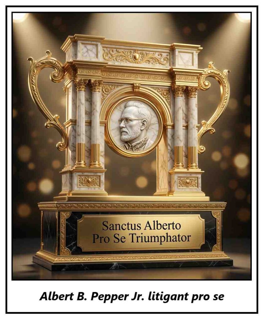 Albert B. Pepper Jr. - Triumphator Award 2026